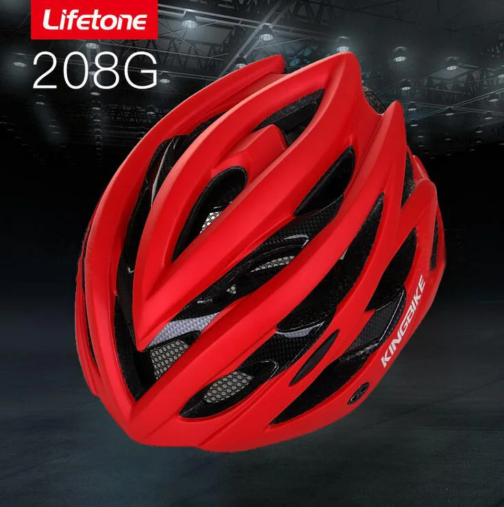

KINGBIKE MTB Bicycle Helmet Ultralight Integrally-Molded Bike Helmet Safe Anti-Collision Road Cycling Helmet Casco Ciclismo