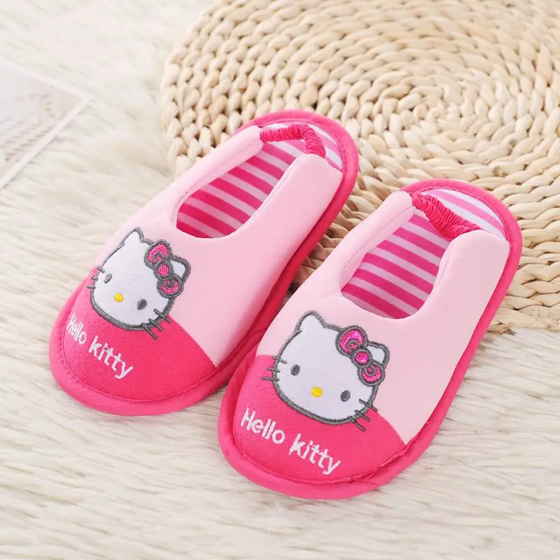 kocotree cute cat style kids slippers children home shoes baby shoes