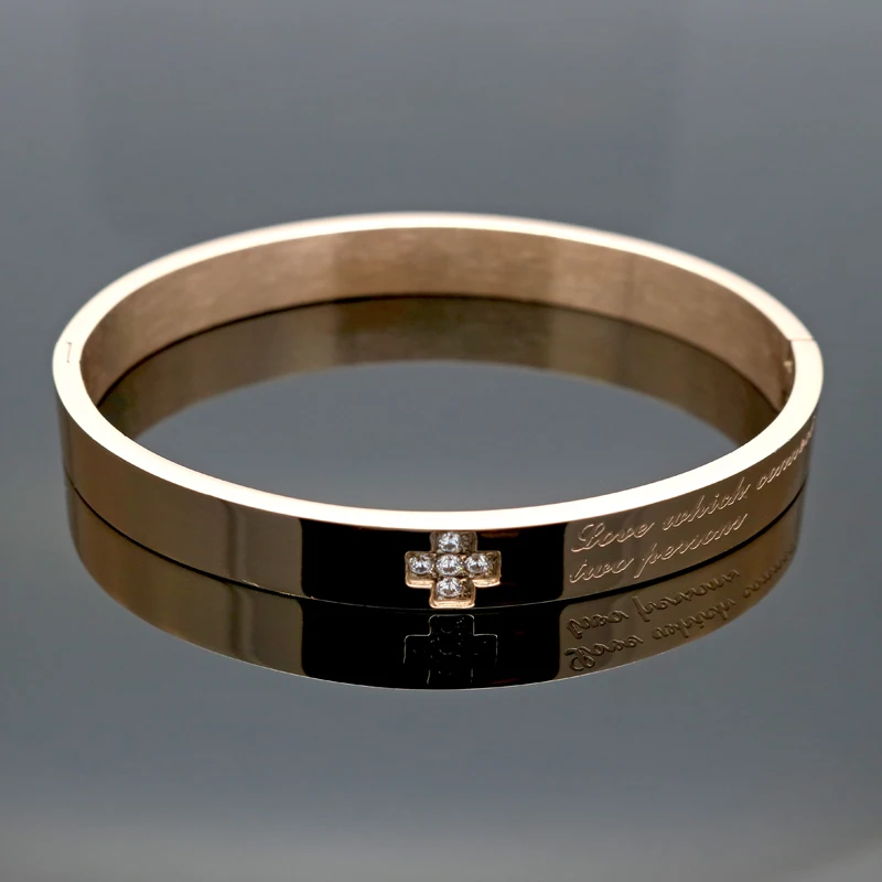 Роскошный дизайн белый кубический циркон браслет для пары для мужчин и женщин браслеты манжета золото/розовое золото цвет высокое качество