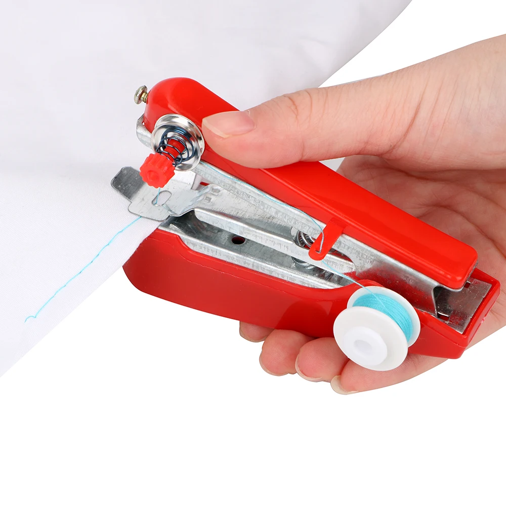 

NICEYARD Creative Portable Mini Sewing Machine Simple Sewing Tools Manual Operation Home Travel Small Embroidery Random Color