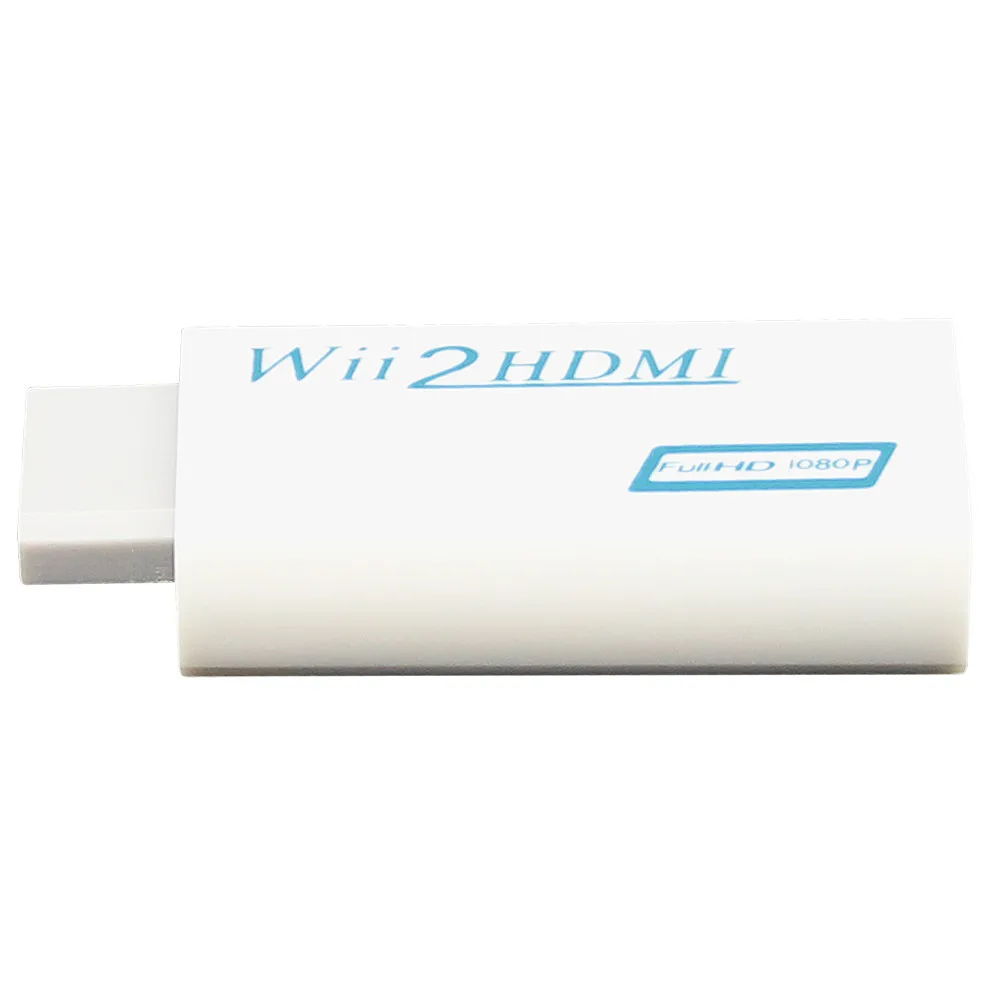 100 шт много поддержка 720 P 1080 P для wii к HDMI конвертер 3,5 мм аудио для HDTV для wii 2 HDMI