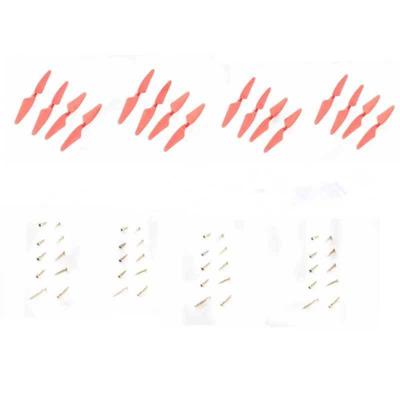 

Hubsan X4 H502E RC Quadcopter Spare Parts Propeller And Screw Set For RC Quadcopter Multicopter Spare Parts