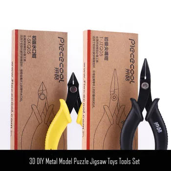 

3D DIY Metal Model Assemble Tools Set Needle-nose Pliers Outlet Forceps Basis Construction Landscapes Model Puzzle Tools Sets