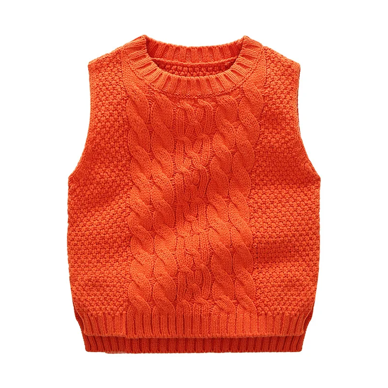Children's sweater 2018 autumn and winter new boy knitted vest baby