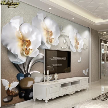 

beibehang Jewelry Flowers wallpaper for walls 3 d photo mural wallpaper for Living Room TV Background papel de parede Wall paper