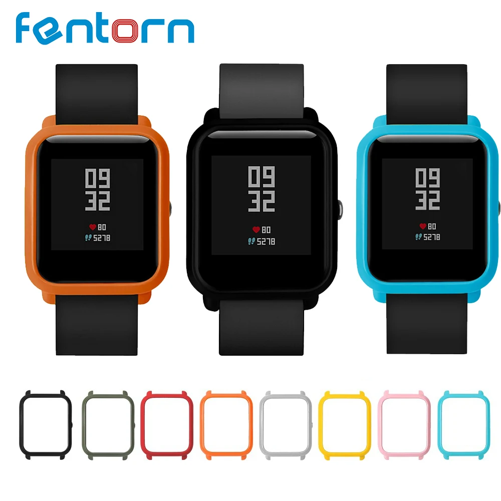 

Fentorn Protect Case for Xiaomi Huami Amazfit Bip Bit Youth Watch Case Replace Cover Protective Shell for Amazfit Smart Watch