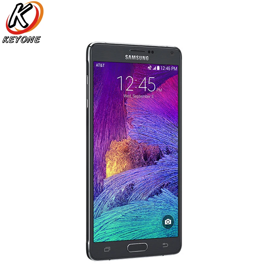 Оригинал AT & T версия Samsung Galaxy Note 4 n910a LTE мобильный телефон 5 7 дюймов 3 ГБ Оперативная