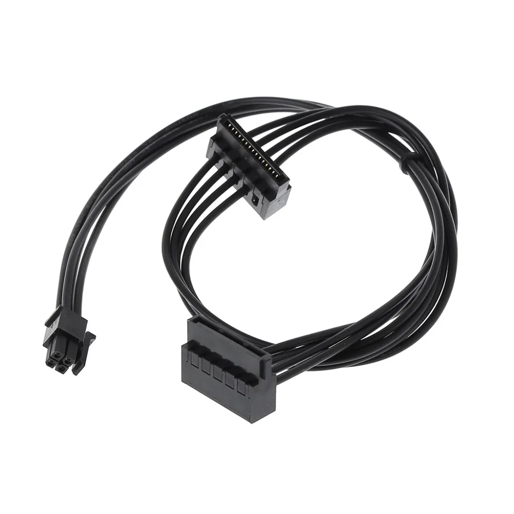 

MINI 4 Pin to Double SATA Interface SSD Hard Disc Drives Power Supply Cable Wire Cord for Lenovo M410 M415 B415 510SAMotherboard