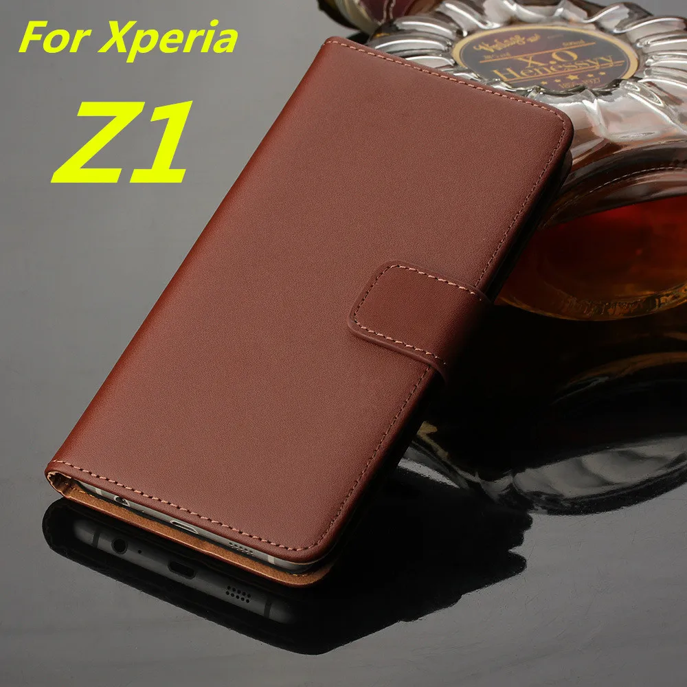 Чехол книжка из искусственной кожи для Sony Xperia Z1 / Honami C6902 C6903 C6906 C6943 с отделениями