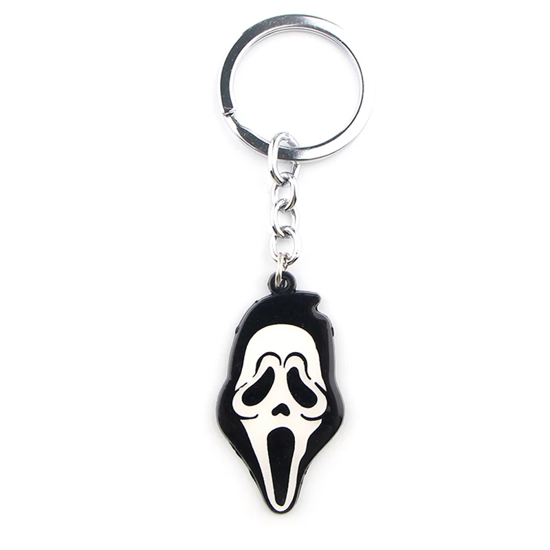 

K192 Ghost Mask Keychain Gift For Men Keychain Pendant Key Chain Key Ring Kids Key Holder Halloween Gift