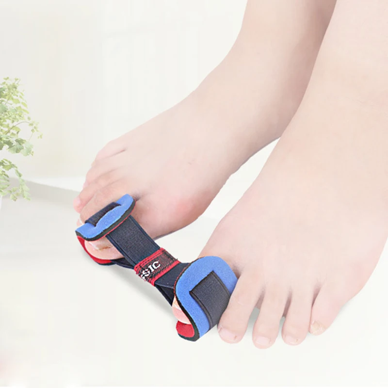 1 Pcs Hallux Valgus Corrector Elastic Belt Big Toe Separator Bunion Splint Recovery Training Brace Straightener Feet Care Tool