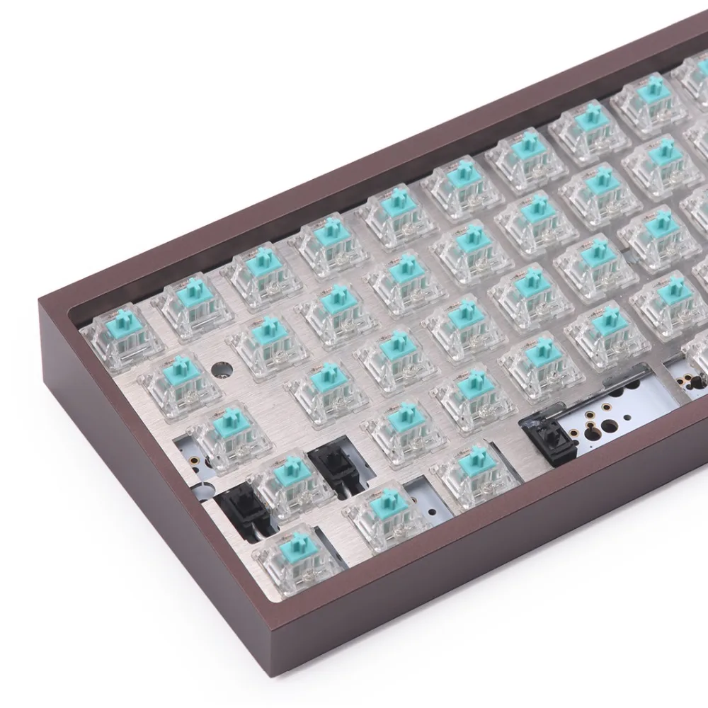 Полностью собранная клавиатура TOFU 60% с DZ60 PCB Aliaz/Zealios/Tealios переключатели с использованием вишневых стабилизаторов whithout keycaps