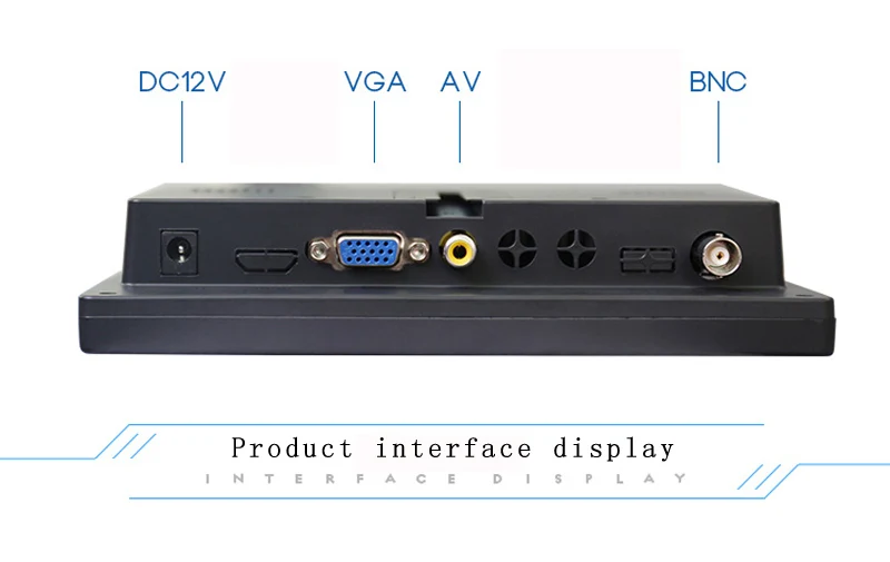 7-дюймовый портативный HD ЖК-дисплей VGA монитор компьютера экран мини расширения монитора автомобиля