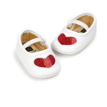 

Newborn Baby Girls Shoes Princess LOVE First Walkers Soft Soled Infant Toddler Baby Shoes