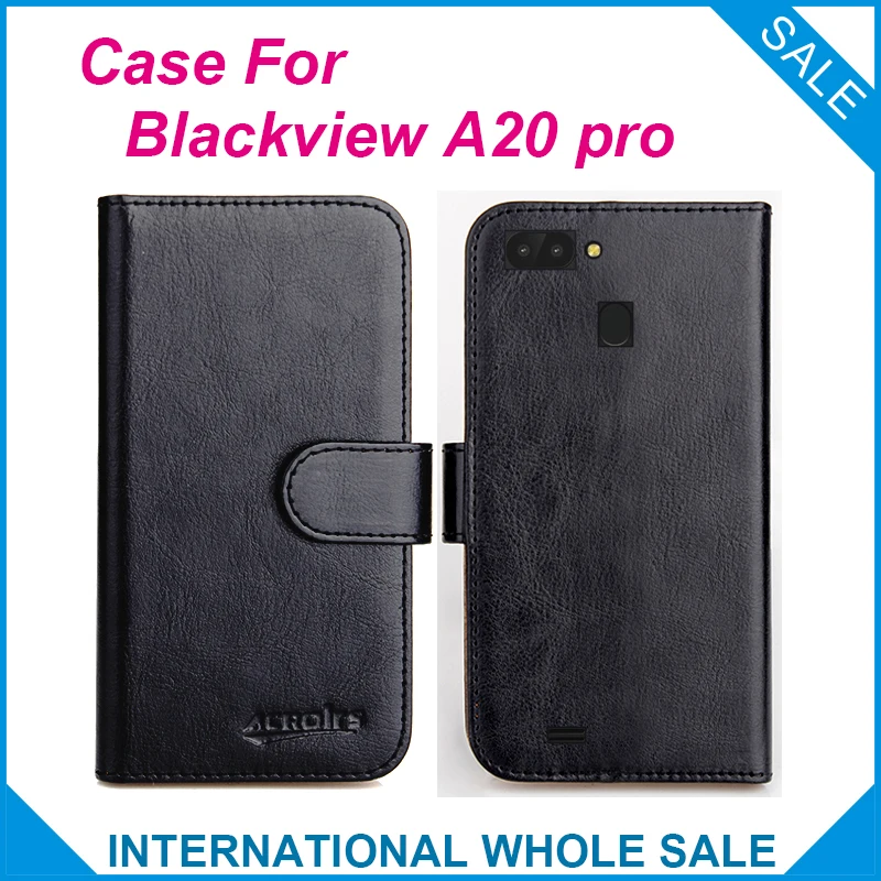 Оригинал! Чехол для Blackview A20 pro 6 цветов Эксклюзивный кожаный чехол высокого