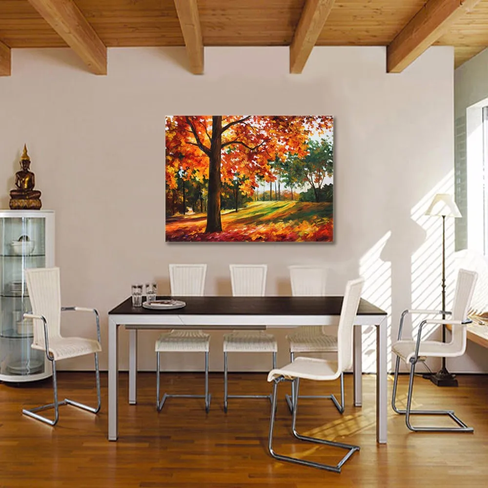 autumn oil painting