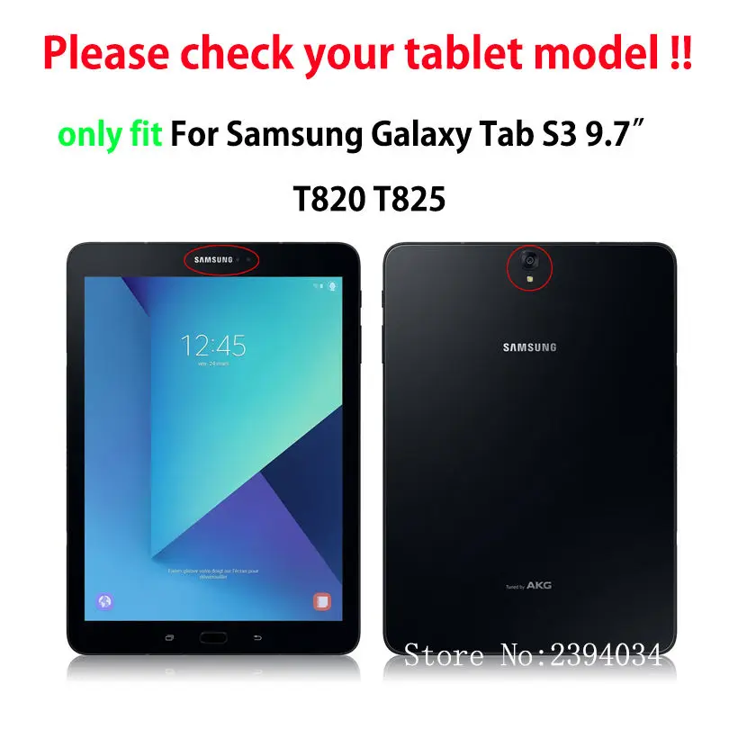 Tablet para Samsung Galaxy Tab s3 9.7 Sm-t820 T825 Capa Funda Crianças Seguro à Prova de Choque Resistente Silicone Mão Dura Titular Case - Imagem 5