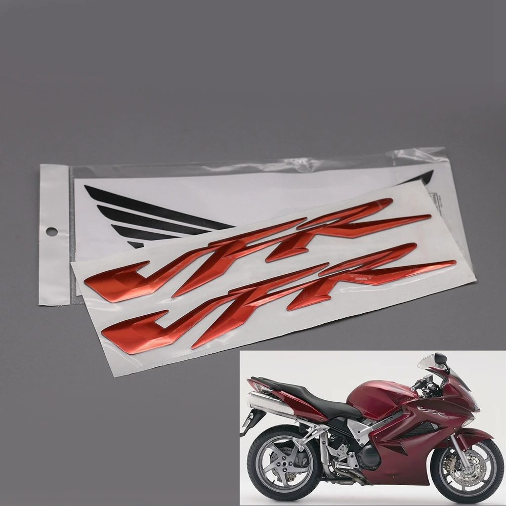 3D наклейки на мотоцикл для Honda VFR 400 800 1200, мотоциклетные накладные боковые декоративные наклейки, эмблема, значок, новинка