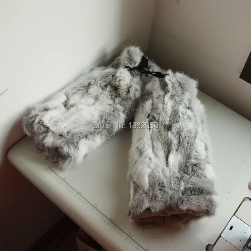 Почта Китая,, SJ090-01, мода,, Зимние гетры из натурального кроличьего меха для женщин