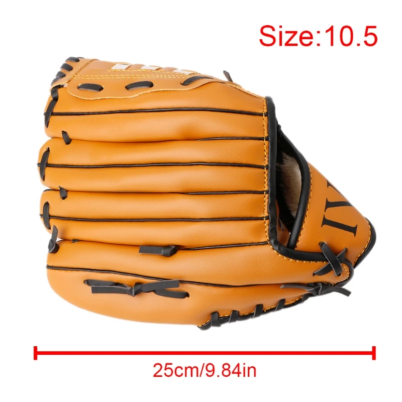 10," бейсбольная перчатка Софтбол тренировка миттов Спорт на открытом воздухе левая рука INY