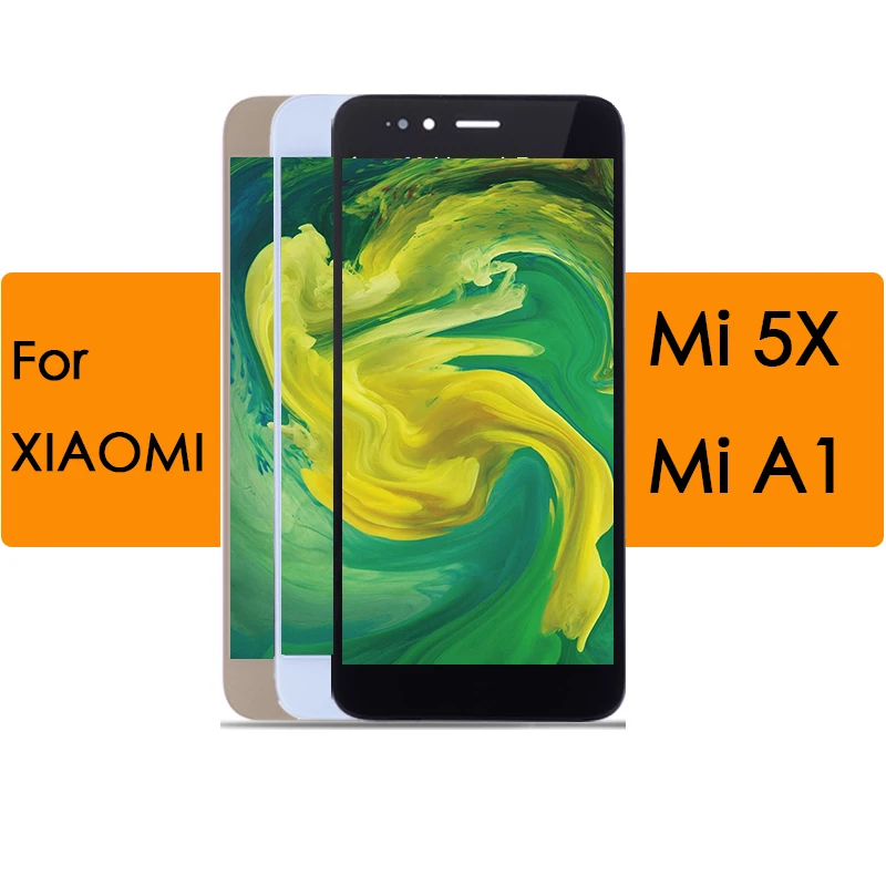 

5.5 Inch Lcd Display Touchscreen Digitizer Assembled And Frame For Xiaomi Mi 5x For Xiaomi Mi A1 Replacement