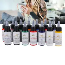 Микроблейдинг пигмент 30 мл/бутылка 14 цветов профессиональная татуировка макияж чернила татуировки пигмент боди-арт краски татуировки