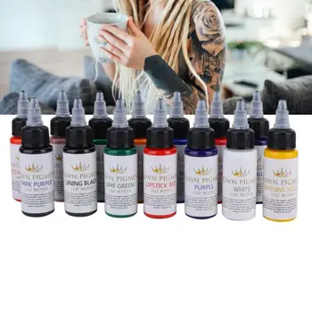 

Microblading Pigment 30ml/Bottle 14 Colors Professional Tattoo Makeup Ink Tattoo Pigment Body Art Inks Tattoo Paint