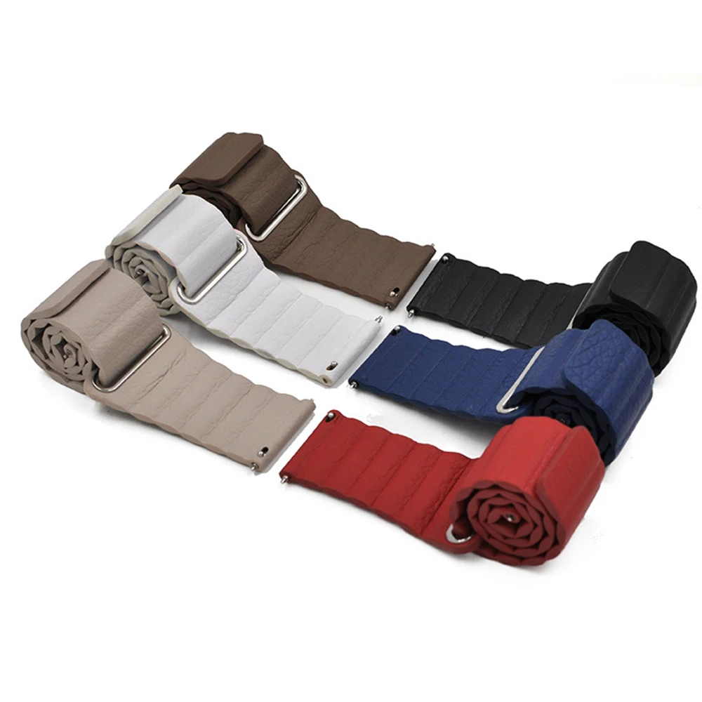 FOLOME Genuine Leather Band with Unique Adjustable Loop