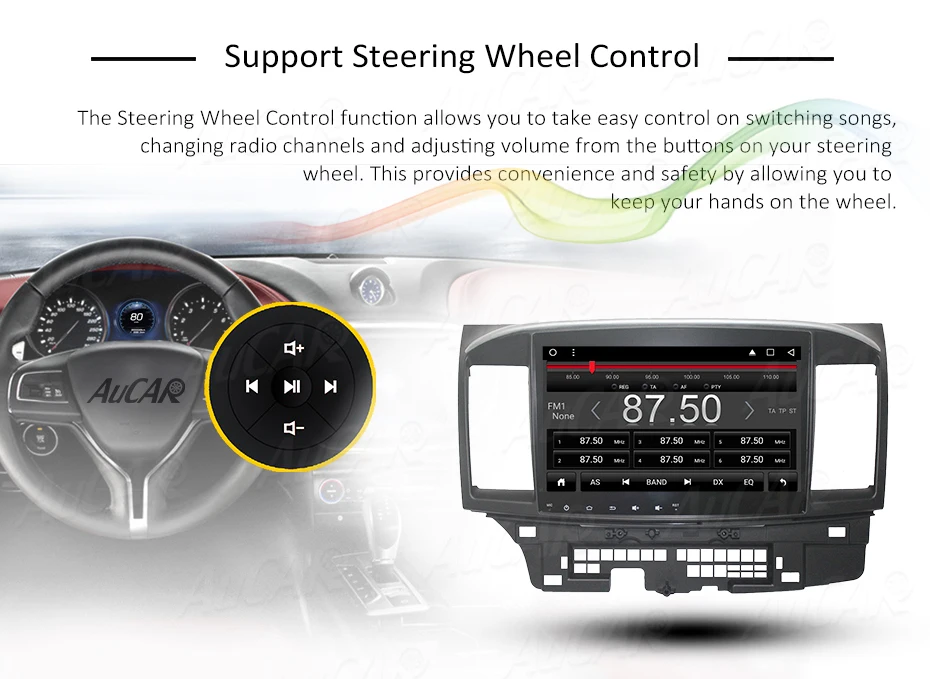 Best AuCAR 10.2" Android 7.1 Car GPS Navigation system for MITSUBISHI Lancer 2007-2017 car dvd Bluetooth GPS Radio WIFI 4G Stereo 15