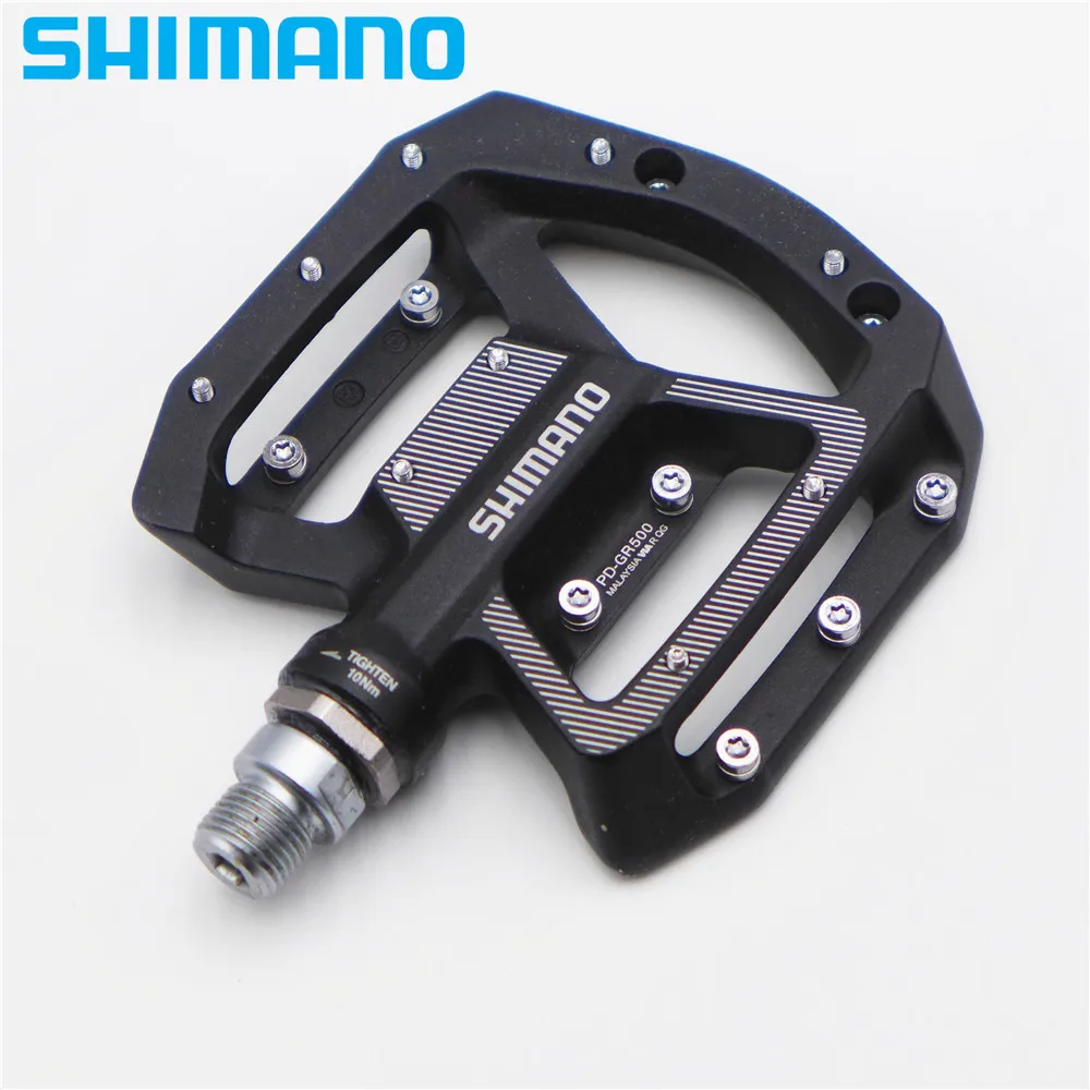 SHIMANO GR500 Плоские Педали для горного велосипеда PD DH/FR|Педаль велосипеда| |
