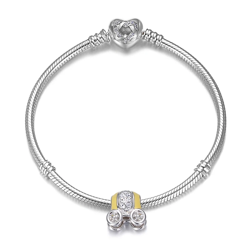 

Spring and Summer new beautiful style Little car camera Headset and birthday cake 925 sterling silver charm bracelets