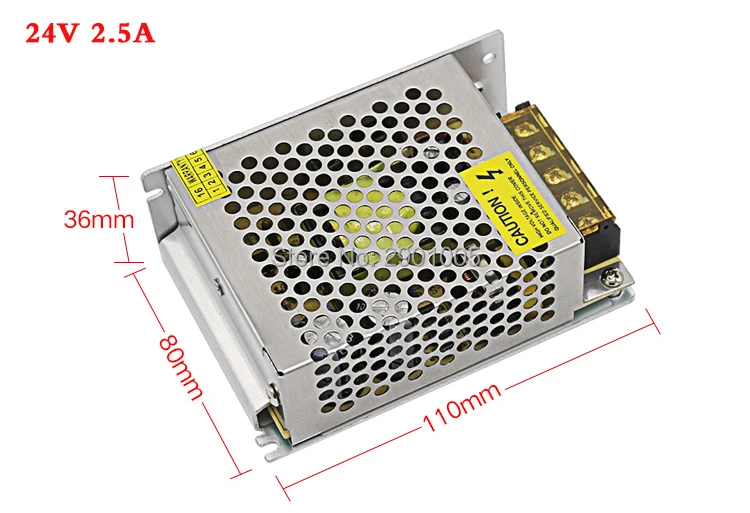 AC 110 220v постоянного тока до DC24V 1A 1.5A 2A 2.5A 3A 5A 6A 8.3A 10A 15A 16.5A 20A 25A 30A Светодиодные ленты импульсного источника питания Трансформаторы системы освещения