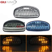 Da Cauda da motocicleta Luz de Freio Sinais de Volta Led Integrado Lâmpada Luz Fumaça Para HONDA CBR1000XX HORNET 250 600 1997 1998