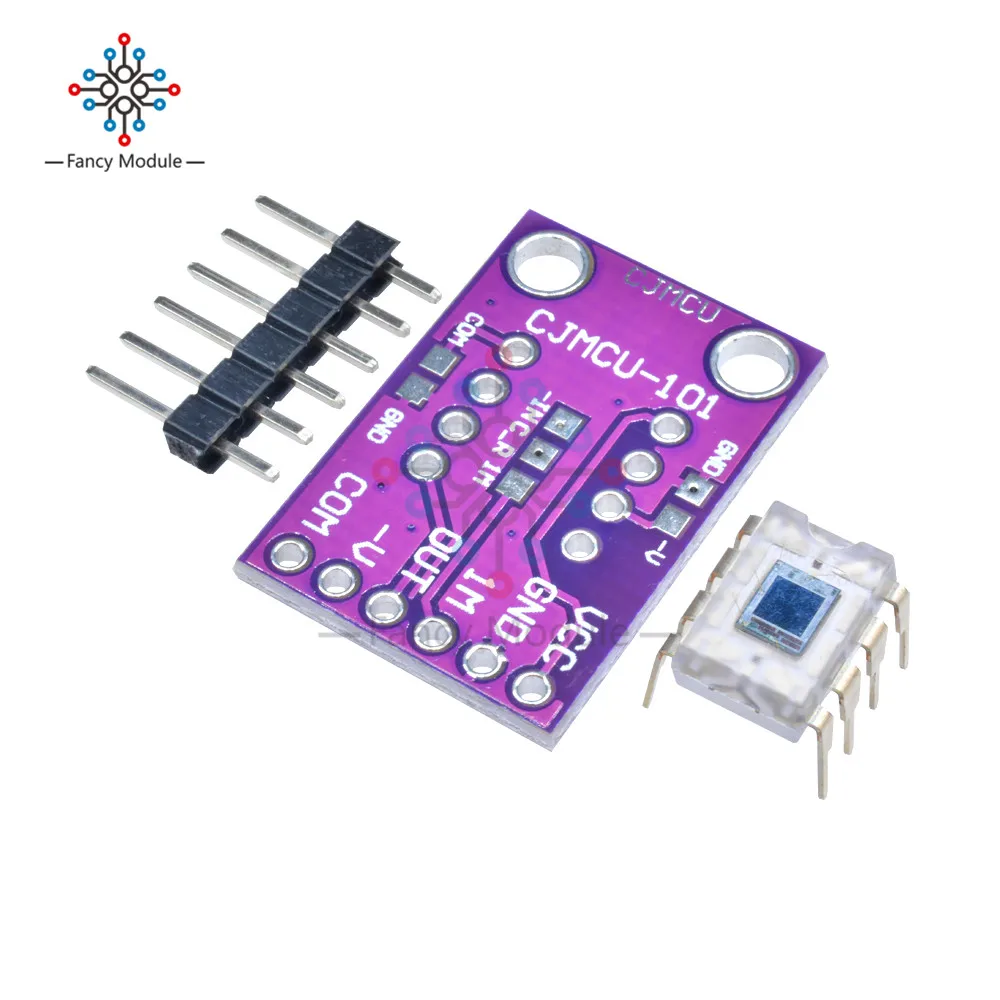 

CJMCU-101 OPT101 Analog Light Sensor Module Light Intensity Module Monolithic Photodiode Single Chip Photoelectric Diode