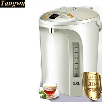 

NEW High quality Electric thermos 5l insulated home thermostat 304 stainless steel electric kettle Safety Auto-Off Function