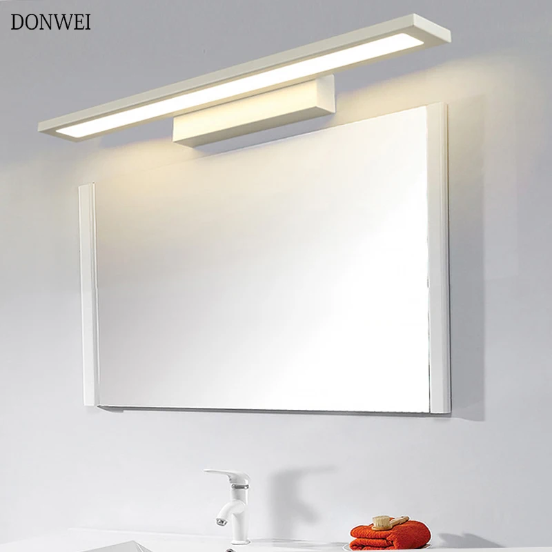 

DONWEI LED Wall lamp Bathroom led Mirror light Waterproof 9W 42CM AC100-240V LED Modern Wall lamp cosmetic Acrylic Mirror Light