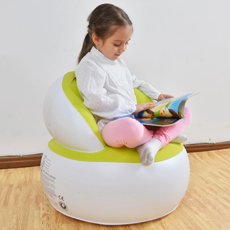 Image Good Quality Baby Bean Bag Kids Inflatable Sofa Seat Chair Toddler Portable Cosy Baby Sofa Learn Seat