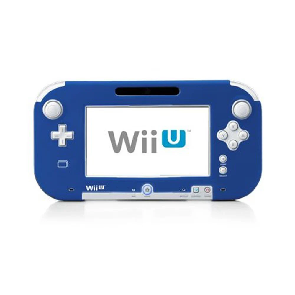 Wii U 콘솔 보호대에 대 한 5 색 실리콘 고무 케이스 닌텐도 WiiU Gamepad 액세서리에 대 한 울트라 소프트 젤