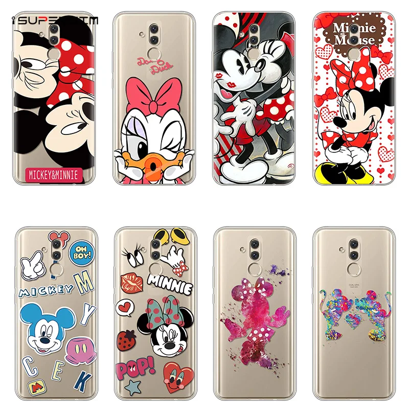 TPU Soft Minnie Mickey For Huawei Mate 20 Lite Case 6.3 ...