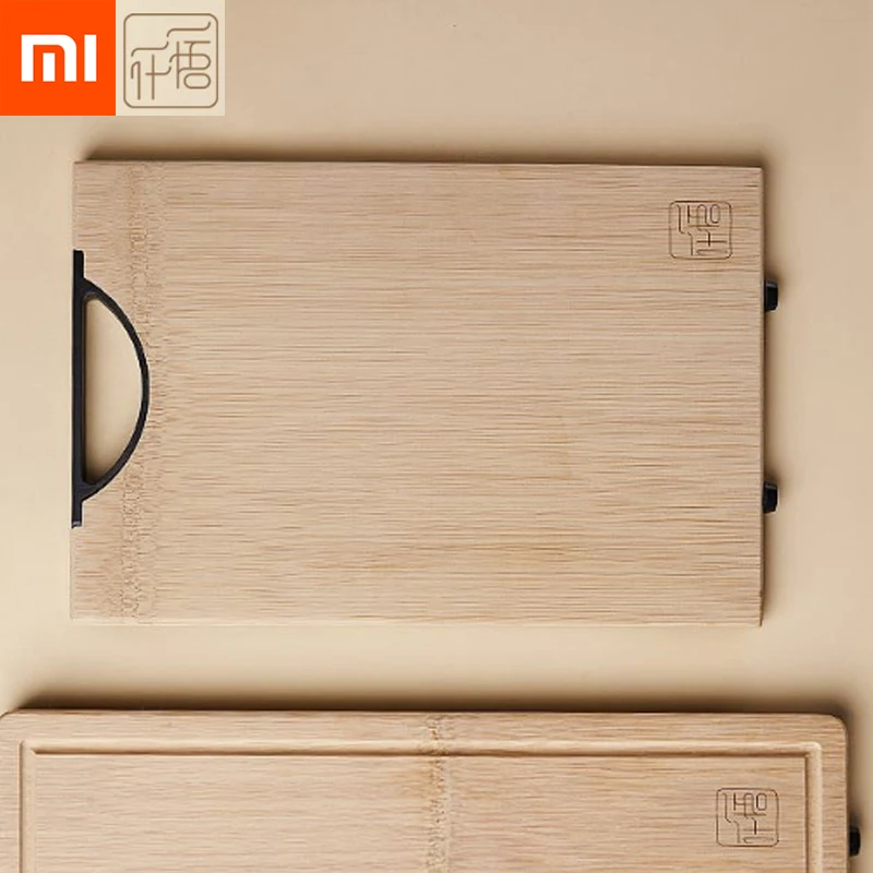 Xiaomi Mijia YWYS разделочная доска бамбуковая разделочная доска утолщенная противомикробная кухонная коврик для мяса 33*22*1,8 см