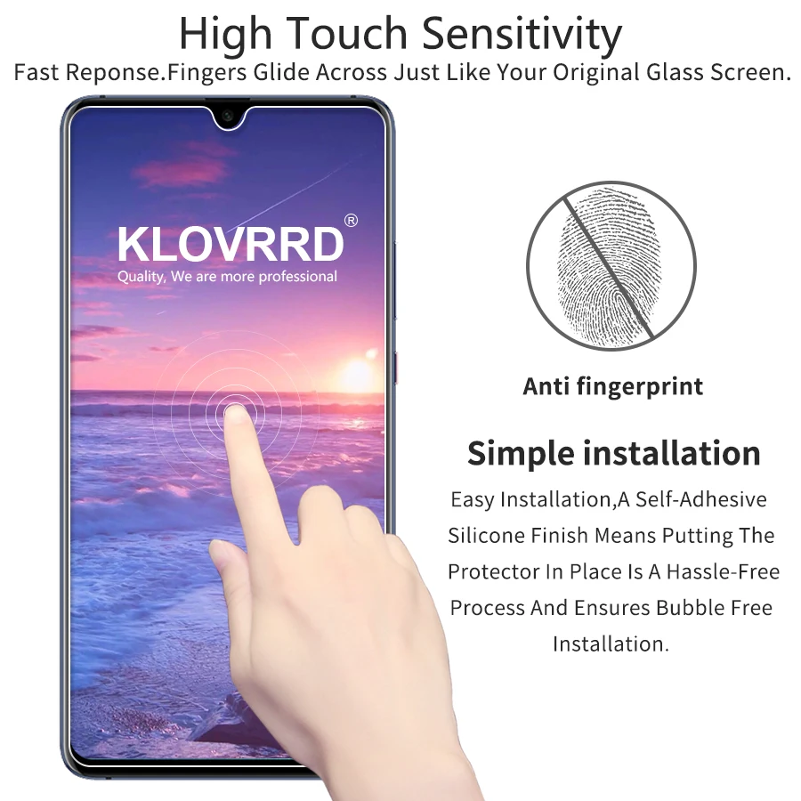 KLOVRRD 2 шт закаленное стекло для huawei mate 20 протектор экрана X защитная пленка анти