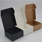 10 шт./партия, натуральная коричневая крафт-бумага подарочная коробка для рождества вечерние Cajas de картонная упаковочная Коробка для мыла свадебный сувенир коробка для сладостей