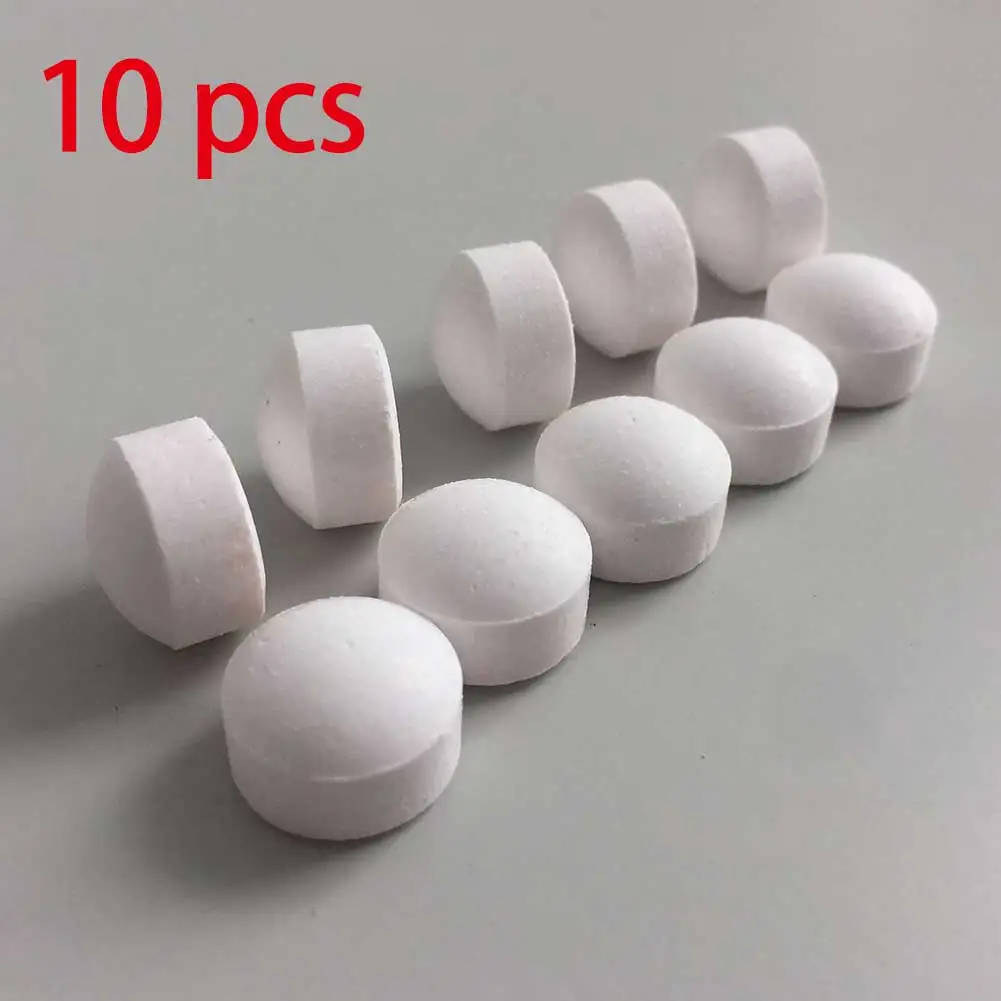 1/10/20pcs Concentrated cleaner Coffee Machine Cleaning Tablet Effervescent Tablet Descaling Agent Kitchen Accessories - Color: 10pcs