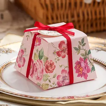 

Factory Fast Delivery 50pcs/lot Wedding Favor Spring Is Coming Wedding Favor Box Wholesale