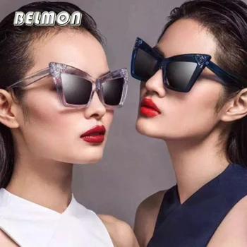 

Fashion Cat Eye Sunglasses Women Brand Designer Vintage Sun Glasses For Ladies Oculos Female Sunglass UV400 Oculos de Sol RS631