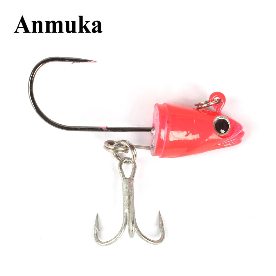 

Anmuka fishing tackle 30g40g50g60g lead head hook lure fishing lure biomimicry fishhook softlure jigs minnow spoon