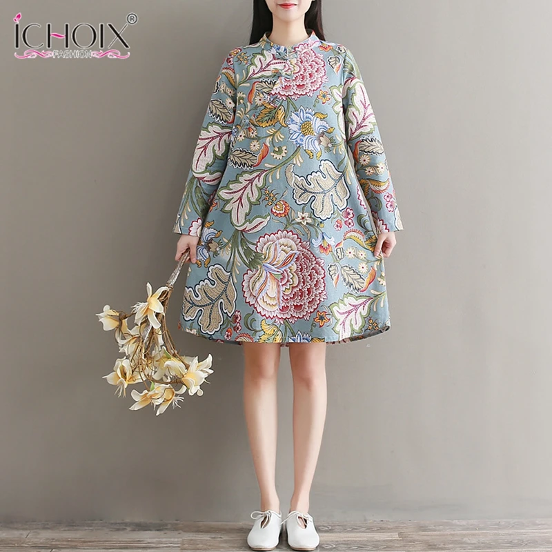 

Elegant Floral Print Dress Women Embroidered Floral Plaid Women Dress British Style Mini Dress High Quality Vintage Female 2019