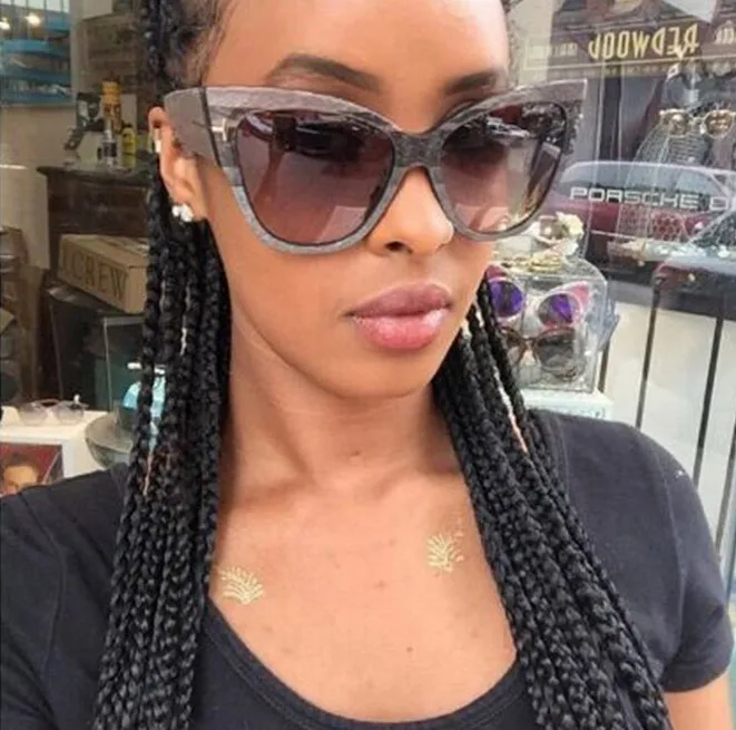 

M33 Luxury Brand Designer Women Sunglasses Oversize Acetate Cat eye Sun glasses Sexy Shades A De Sol Feminino