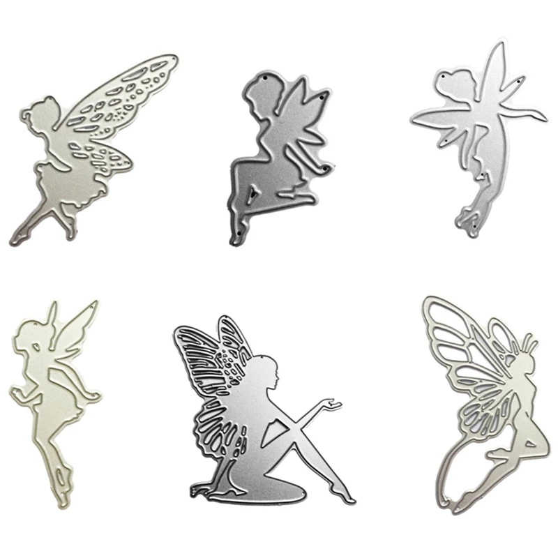 

Fairy/Elf/Angel Metal Cutting Dies Stencil DIY Scrapbooking Photo Album Decorative Embossing Stamp Paper Card Crafts Decor