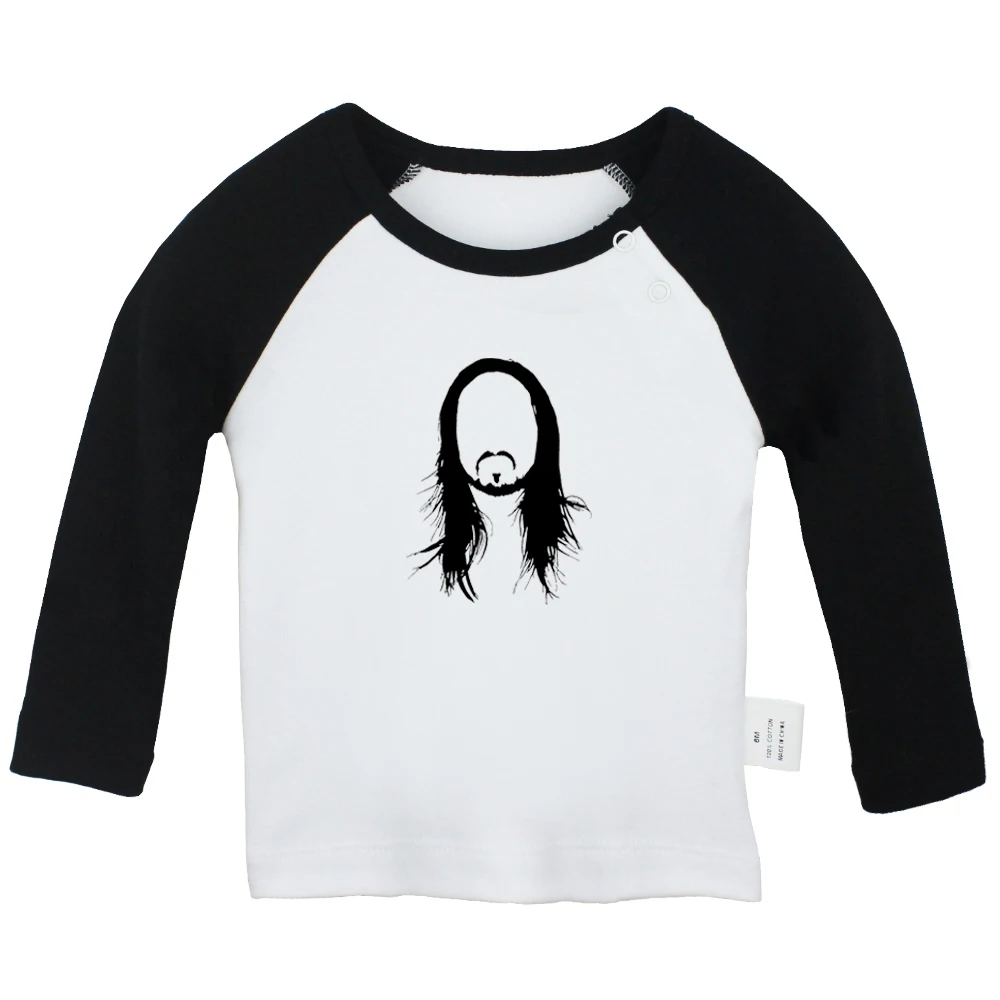 Aoki Silhouette BVB/футболки для новорожденных с изображением головы покемона, лошади, эскизов, ледовитых обезьянок, футболки с длинными рукавами для малышей - Цвет: YbBabyYCB022C